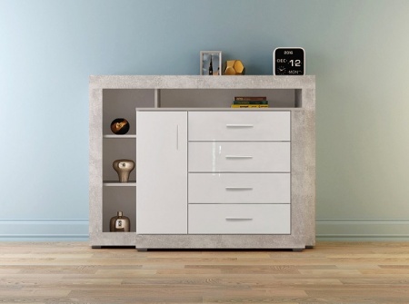 Мебель с кромкой пвх 0,4*19 мм BR104 - пример использования. Цвет ателье светлый.