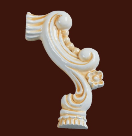 Угловой декоративный элемент SY 0851-2 для фасадов и мебели различного назначения.