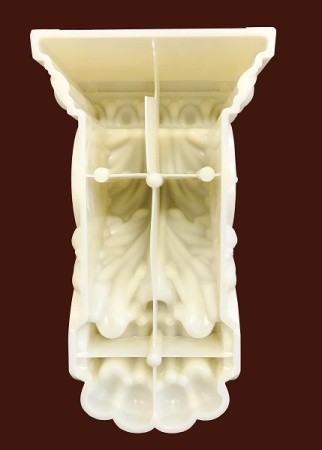 Декоративный кронштейн из пластика SY 18019 вид сзади.