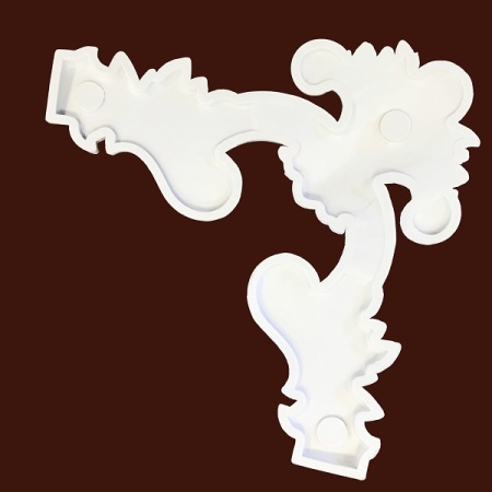 Мебельный угловой декор SY 0920-2 вид сзади