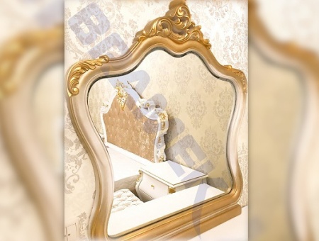 Декоративная рама SY 55005 для зеркала - пример использования. Зеркало для консольного столика.