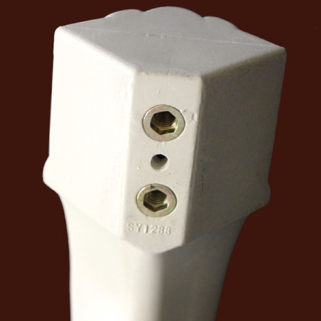 Монтажные отверстия для крепления мебельной опоры из пластика SY 1288.