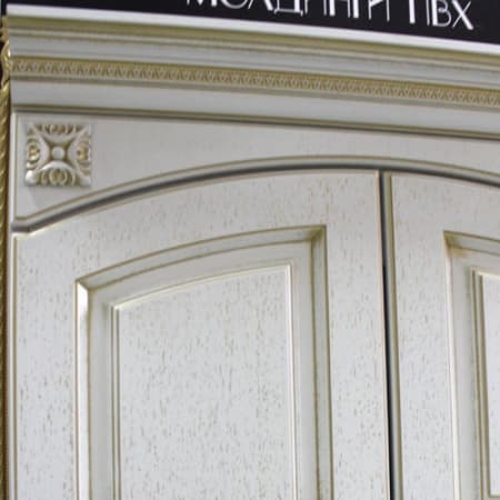 Декоративная розетка из ПВХ SY 11168 для мебели - пример использования.