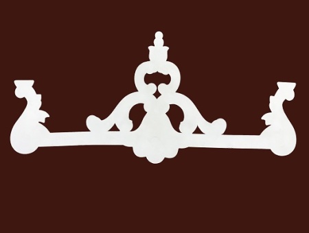 Дверной декор SY 16009 вид сзади.