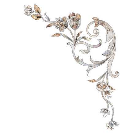 Переводная наклейка JL 853.3B для декорирования мебели.