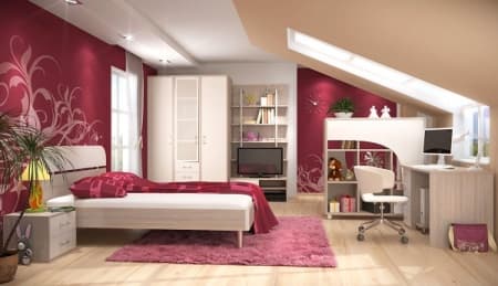 Мебель с накладным кантом пвх U16 BK3238 - пример использования. 