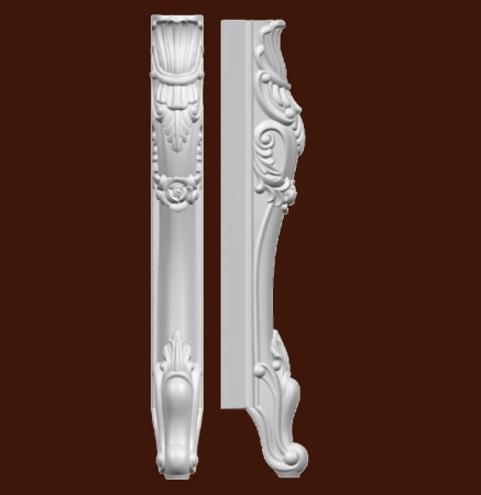 Опора мебельная SY 88325-2 из ABS-пластика.