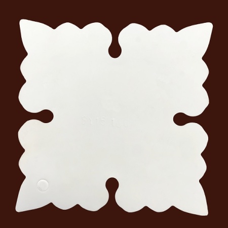 Декоративная розетка из ПВХ SY 15100 вид сзади.