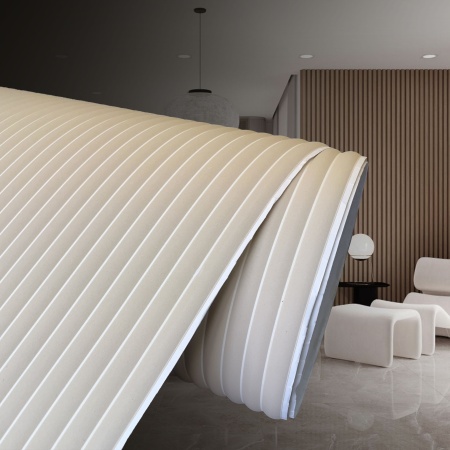 Стеновая панель гибкая полукруг D092 рисунок 15 мм на бумажной основе 