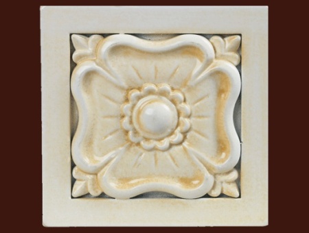 Декоративная розетка SY 0711-1 из ПВХ для мебели и мебельных фасадов.