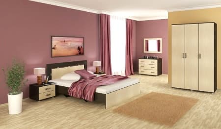 Мебель с кромкой пвх 1,8*35 мм BR205 - пример использования. Цвет арабика песочная.