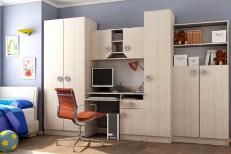 Мебель с врезным кантом пвх 017B BK98G01 - пример использования.