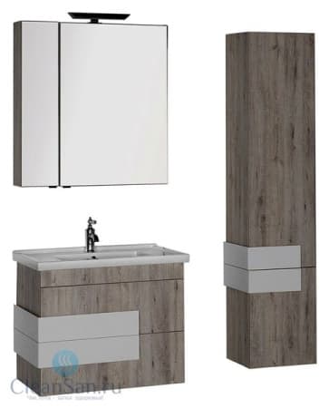 Мебель с кромкой пвх 1,8*42 мм BR218 - пример использования. Цвет ясень ориноко темный.