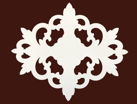 Мебельный декор SY 8843 вид сзади.