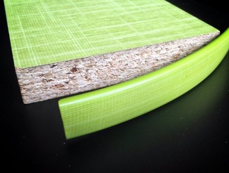 Врезной профиль ПВХ 017B BK183 с плитой ЛДСП.