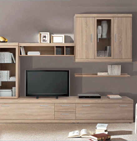 Мебель с кромкой пвх 0,4*38 мм PV3181 - пример использования. Цвет дуб сонома.