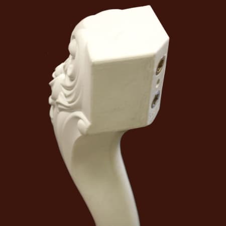 Как крепить пластиковую мебельную ножку SY 1288.