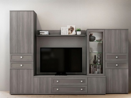 Мебель с кромкой пвх 0,4*19 мм PV1802 - пример использования. Цвет лиственница темная.