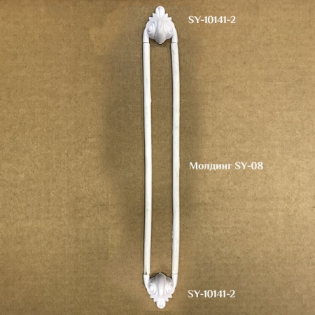 Вертикальный элемент SY 10141-2 в составе композиции с другими декоративными элементами для мебельного фасада.