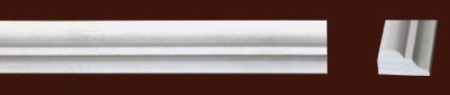 Декоративный молдинг SY 57 из гибкого ПВХ для дверей, а также фасадов и мебели различного назначения.