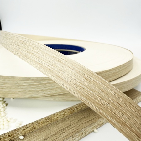 Кромочная лента ПВХ 0,4*19 мм PV603 с плитой ЛДСП 16 мм дуб сонома светлый.