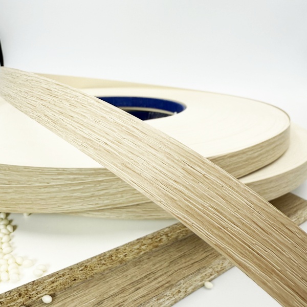 Кромочная лента ПВХ 0,4*19 мм PV603 с плитой ЛДСП 16 мм дуб сонома светлый.