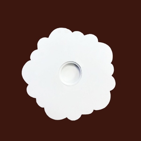 Декоративная розетка из ПВХ SY 0889 вид сзади.