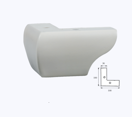 Мебельная опора SY 1170 схематичное изображение с указанием размеров.