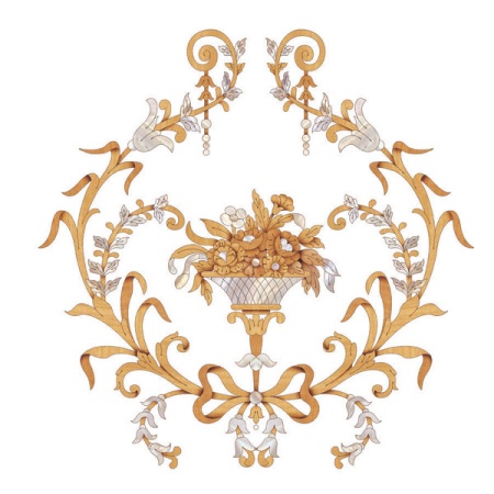 Переводная наклейка JL 934.4 для декорирования мебели.