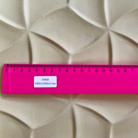 3Д панель D 068 гибкая для стен, потолков, дверей и мебели - размер рисунка