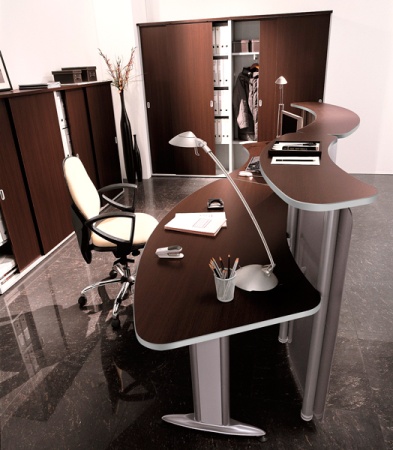 Мебель с накладным кантом пвх U16 steel - пример использования.