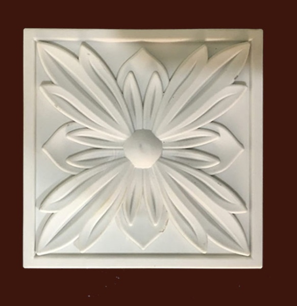 Декоративная розетка SY 2025 из ПВХ для мебели и мебельных фасадов.