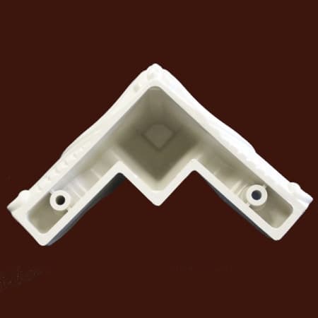 Монтажные отверстия для крепления мебельной опоры из пластика SY 1045.