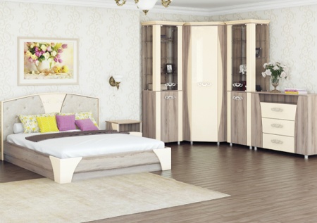 Мебель с кромкой пвх 1,8*28 мм BR605 - пример использования. Цвет дезира светлая.