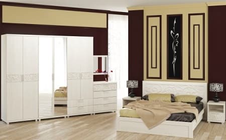 Мебель с кромкой пвх 0,4*19 мм PV1705 - пример использования. Цвет бодега белый.