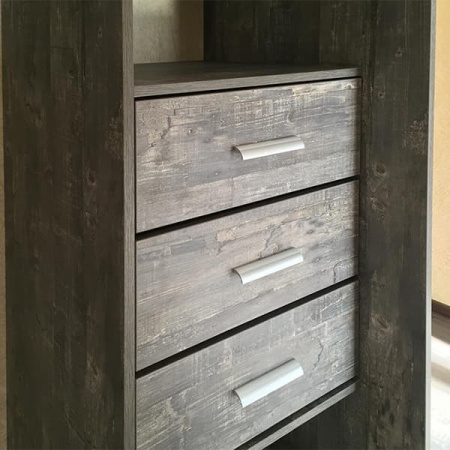 Мебель с кромкой пвх 1,8*28 мм BR261 - пример использования. Цвет дуб аррива.