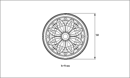 Мебельная розетка SY 8832 схематичное изображение с указанием размеров.