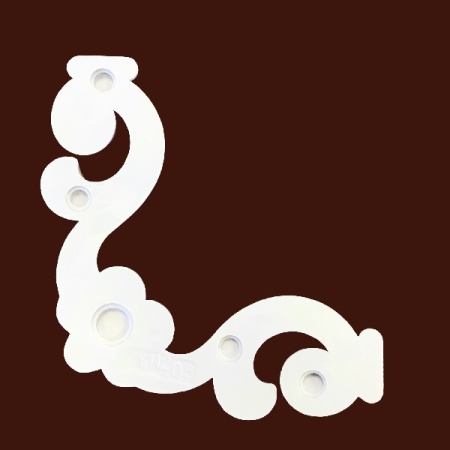 Мебельный угловой декор SY 11208 вид сзади