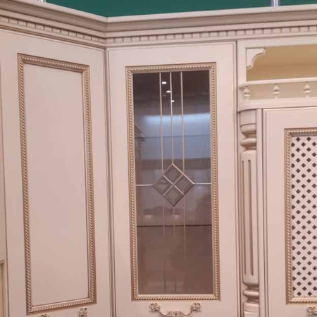 Декоративный молдинг SY 66 на мебели - пример использования. Декорирование дверцы мебельным молдингом пвх.