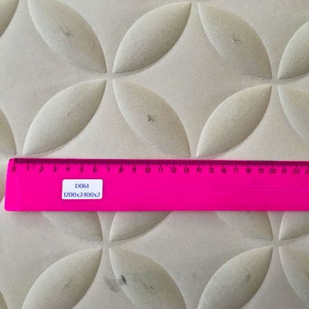 3Д панель D 061 гибкая для стен, потолков, дверей и мебели - размер рисунка