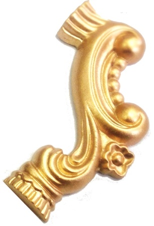 Пример окрашенного углового мебельного декора SY 0851-2