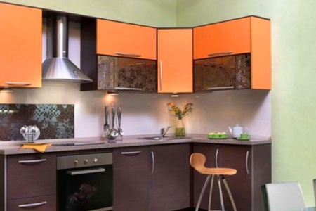 Мебель с кромкой пвх 1*19 мм BR723 - пример использования. Цвет пламя.