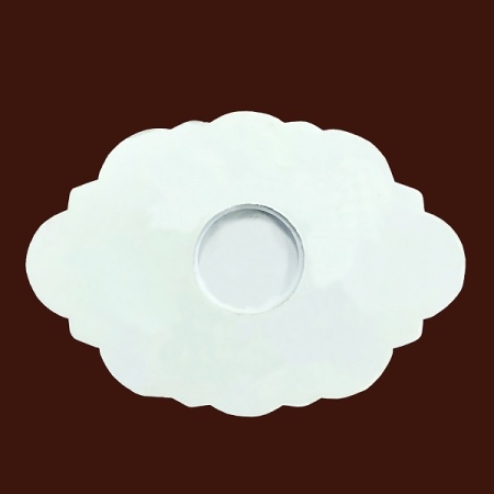 Декоративная розетка из ПВХ SY 0705 вид сзади.