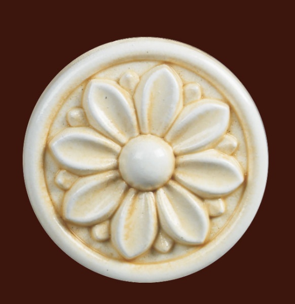 Декоративная розетка SY 0780 из ПВХ для мебели и мебельных фасадов.