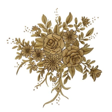 Переводная наклейка JL 485.1 для декорирования мебели.