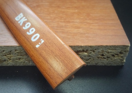 Врезной профиль ПВХ 017B BK99K01 с плитой ЛДСП.