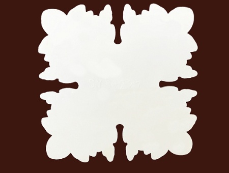 Декоративная розетка из ПВХ SY 88227 вид сзади.