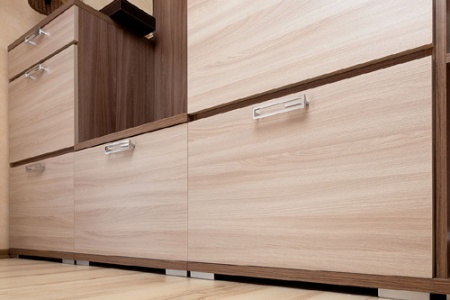 Мебель с кромкой пвх 1,8*47 мм BR450 - пример использования. Цвет ясень шимо светлый.