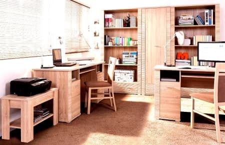 Мебель с кромкой пвх 1,8*30 мм BR606 - пример использования. Цвет сосна ида.