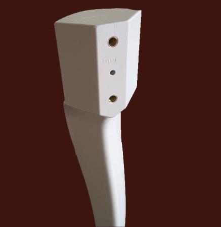 Монтажные отверстия для крепления мебельной опоры из пластика SY 1376.